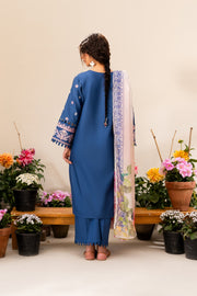 3 Piece - Embroidered Lawn Suit - Laila