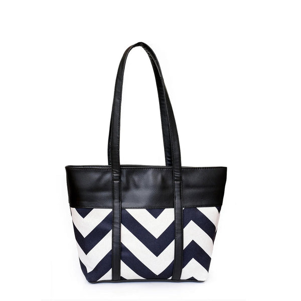 CANBERRA BLACK TOTE AND SHOULDER BAG