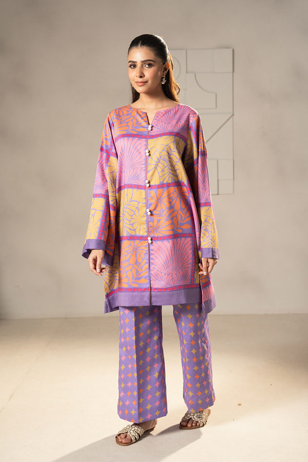 2 Piece - Printed Lawn Suit - PC - 12